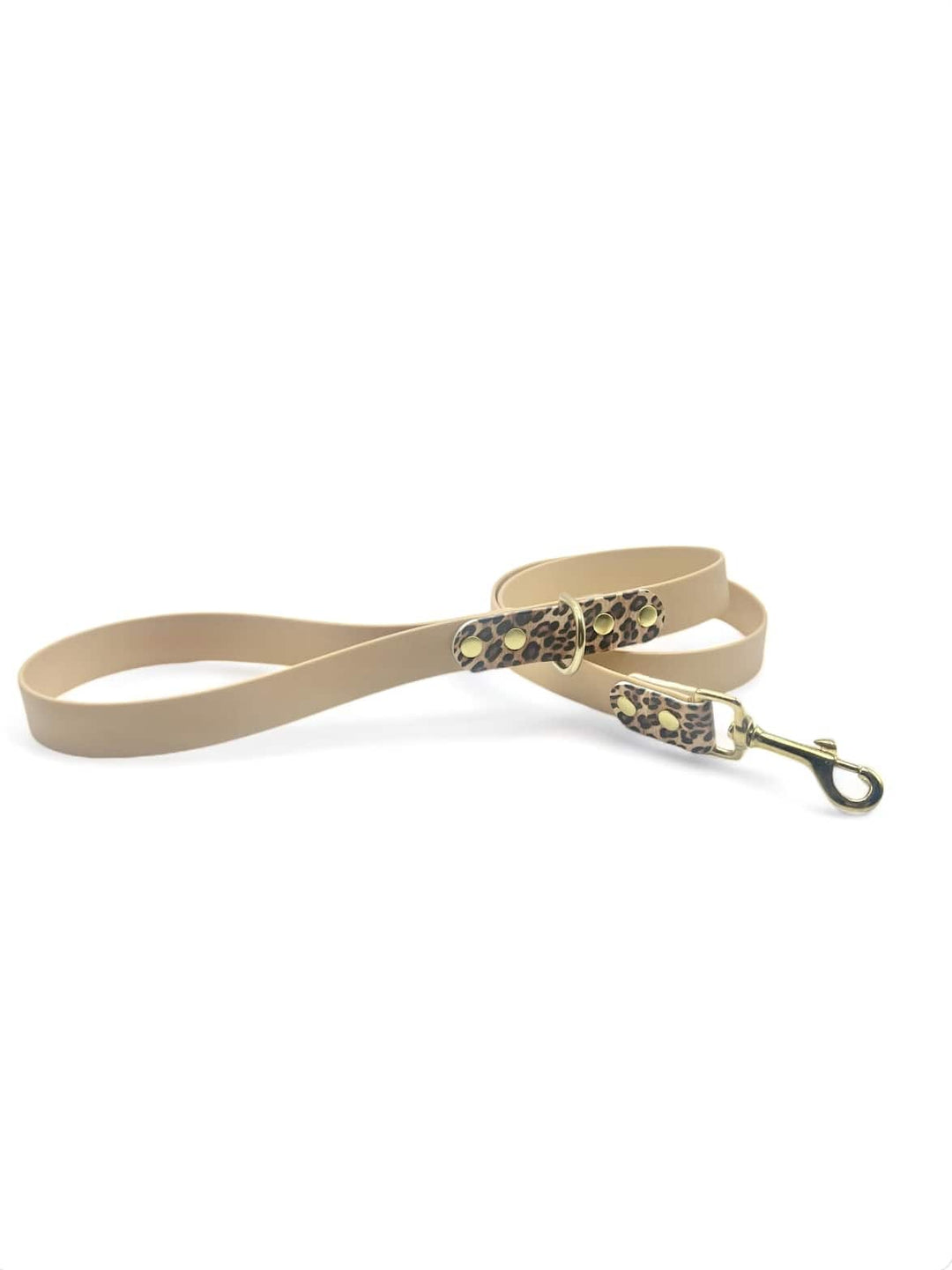 laisse en biothane tendance pour chiens motif léopard