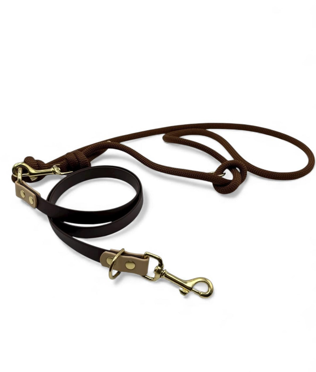 Laisse corde biothane Multipositions ShortBread millionnaire pour chiens 