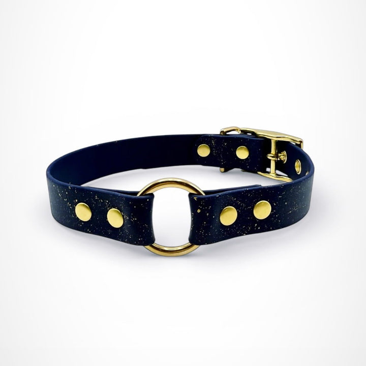 collier bleu marine doré moonlight